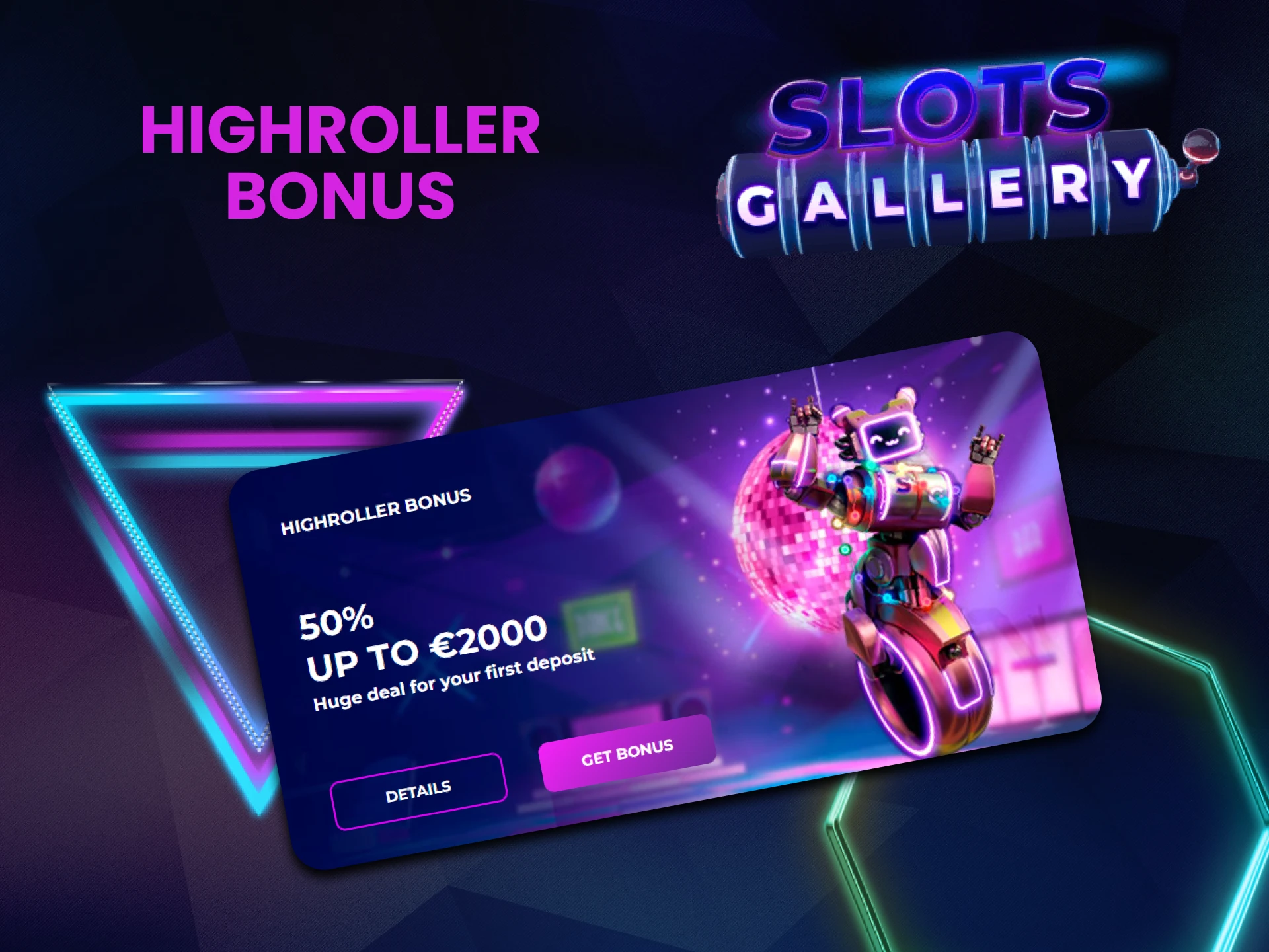 Get a special bonus from Slots Gallery.