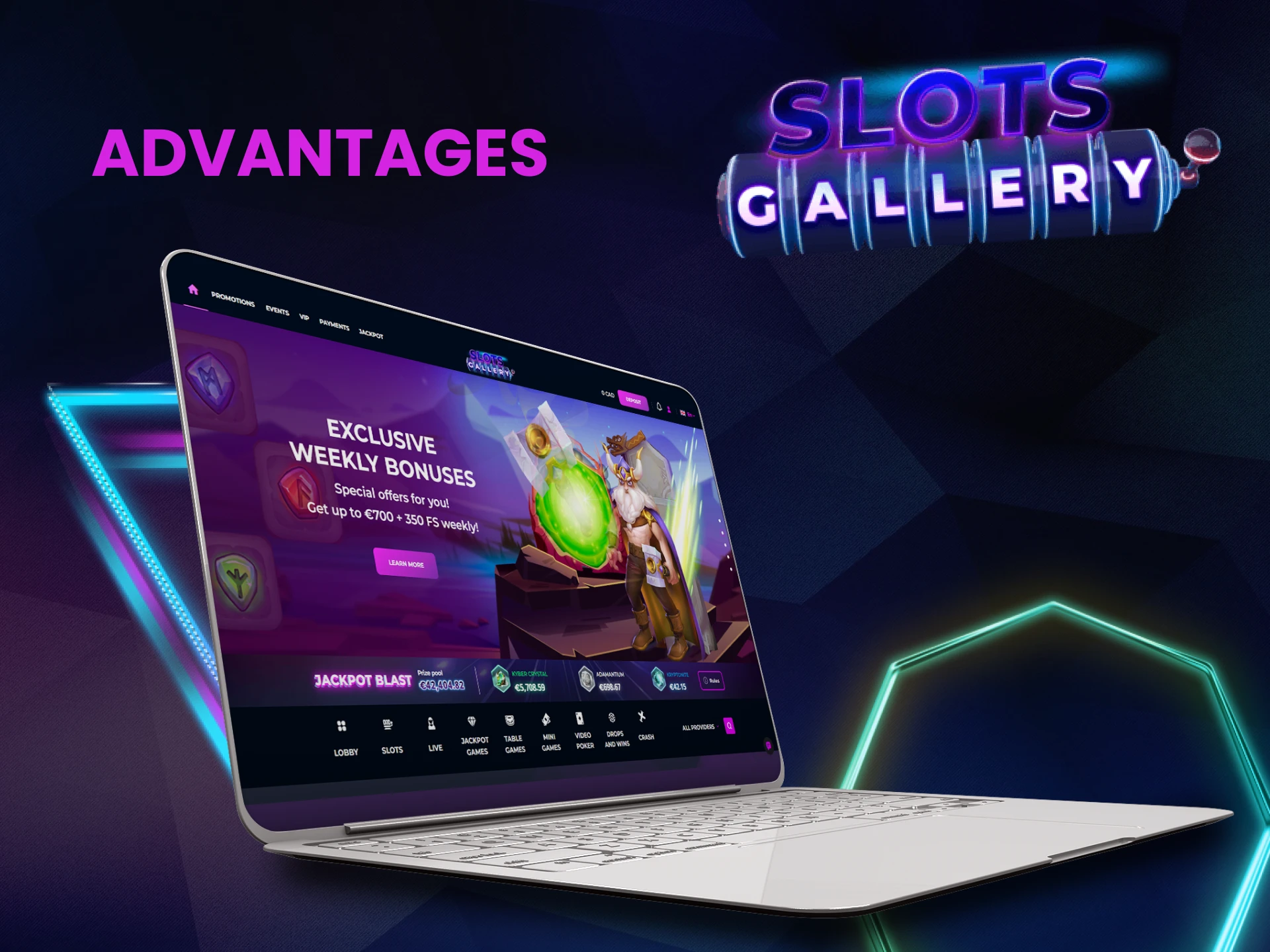 We will tell you a lot about the Slots Gallery service.