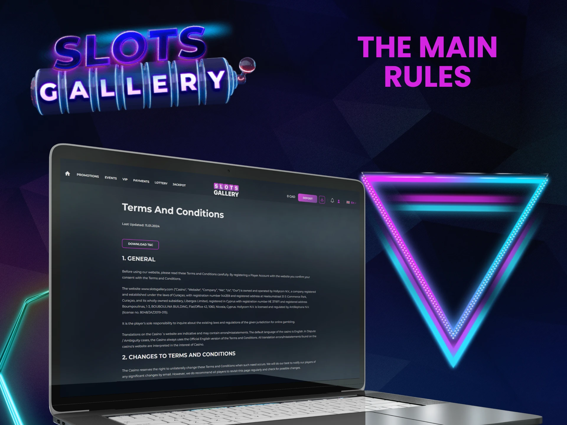 Be sure to read the rules for using the SlotsGallery website.