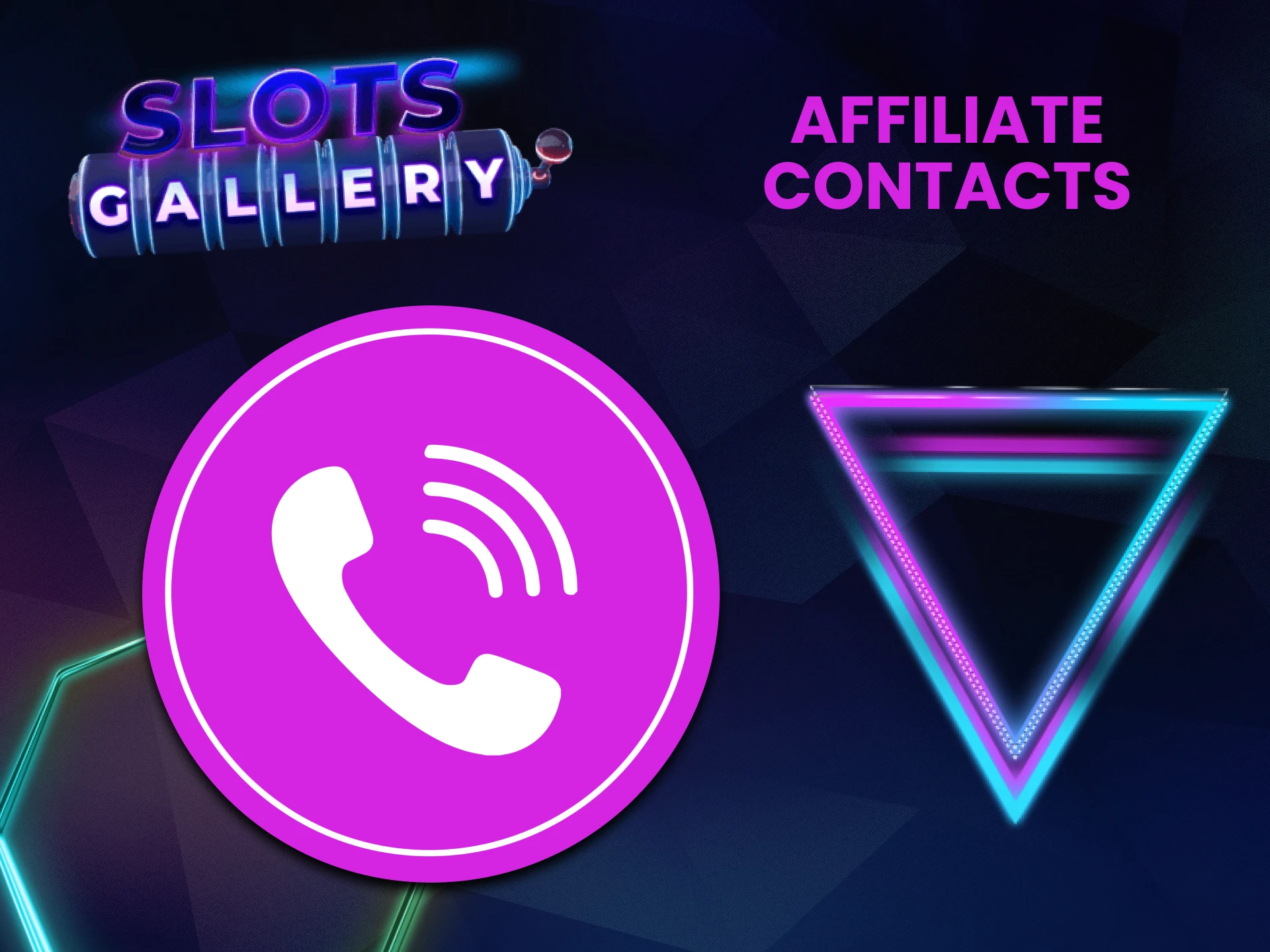 We will show you how to contact the Slots Gallery affiliate program team.