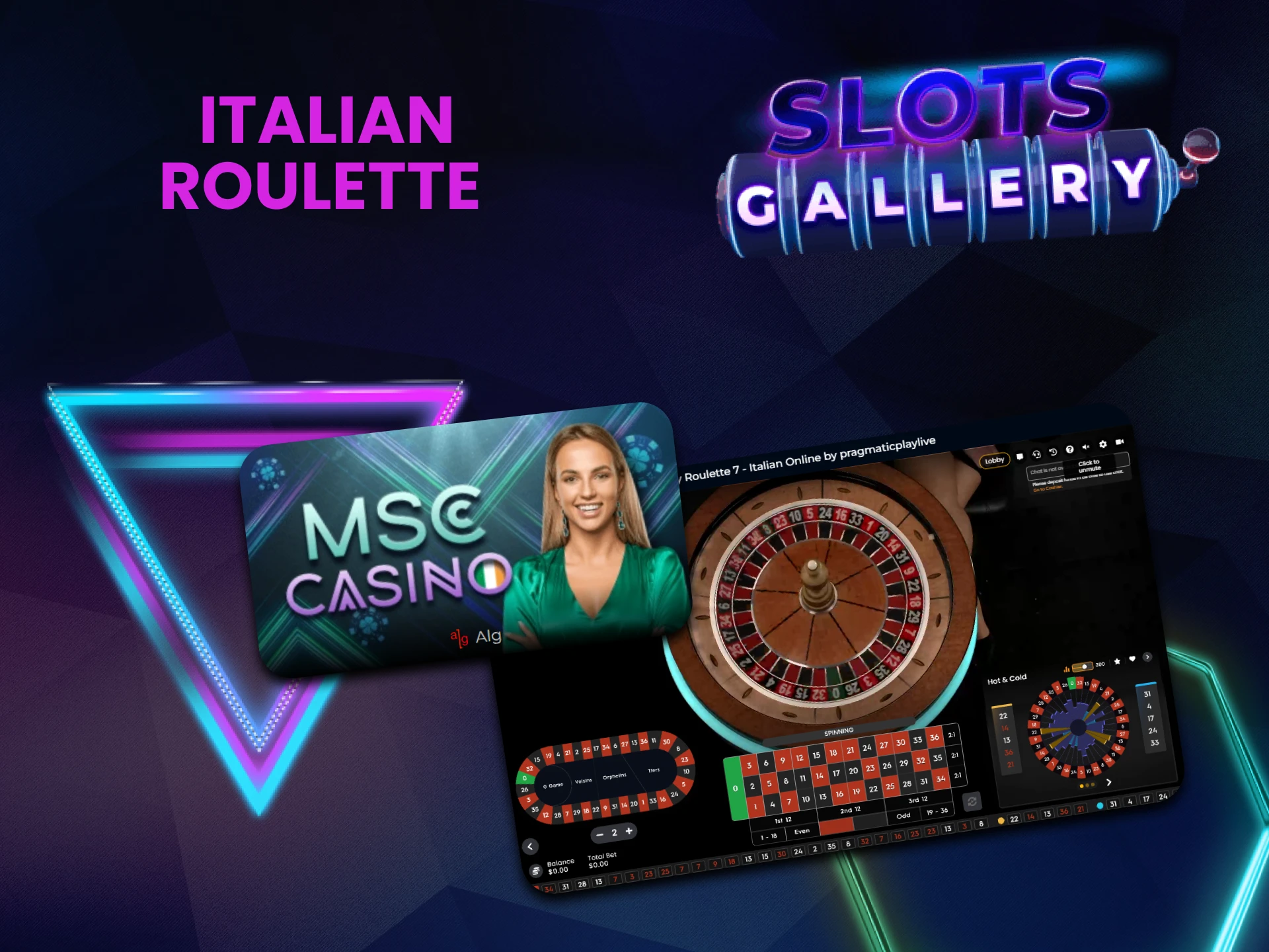 Play Italian Roulette at Slots Gallery.