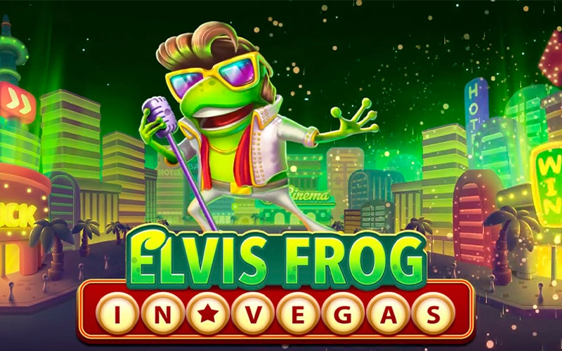 Big luck awaits you in the Elvis Frog in Vegas game at Slots Gallery Casino.